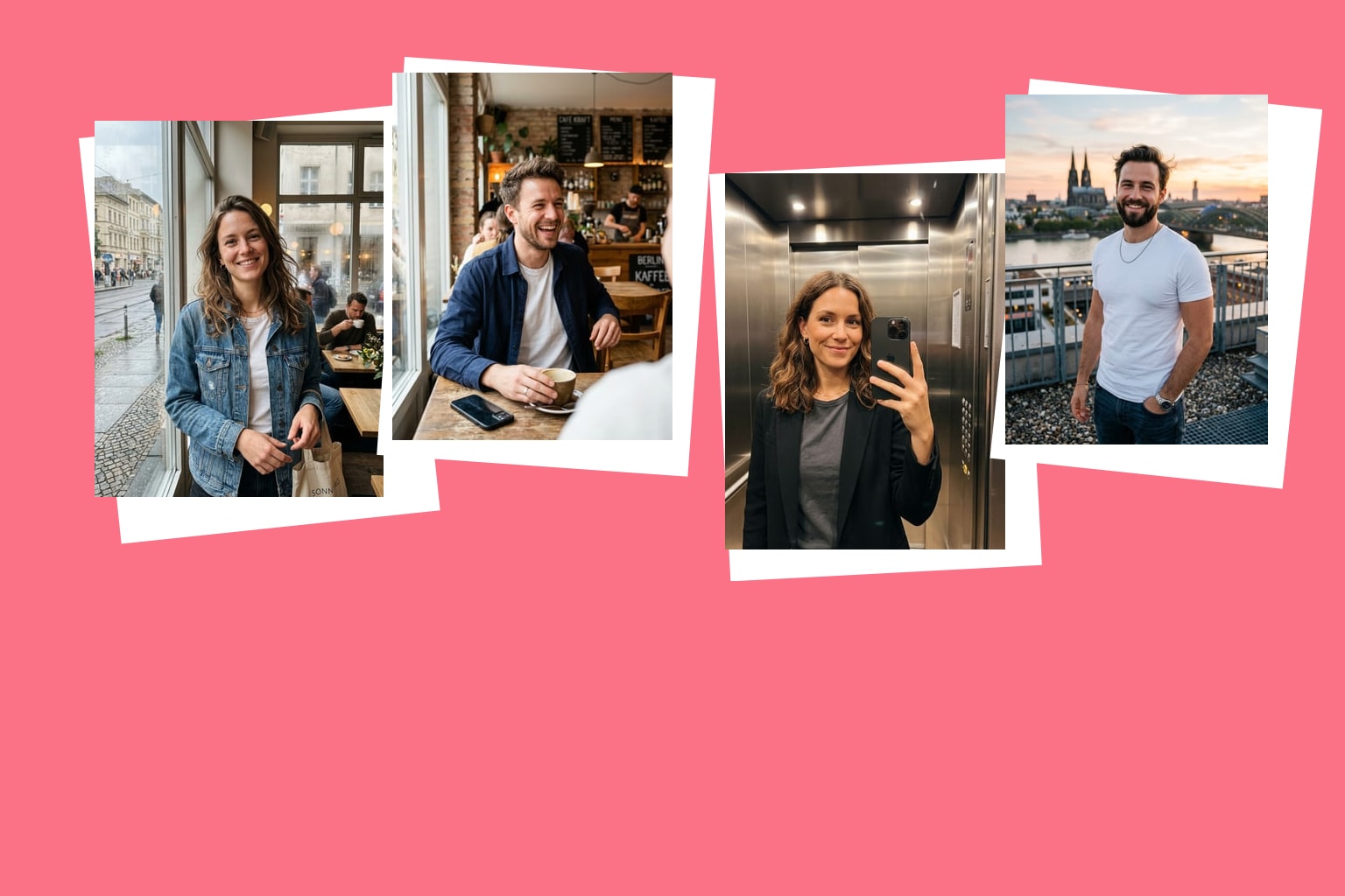Profilbild Check mit mehreren Beispielportraits